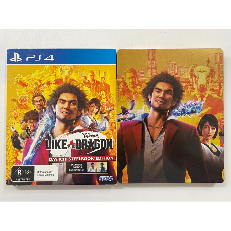 Yakuza Like A Dragon Day Ichi Steelbook Edition за Ps4 Playgame Bg